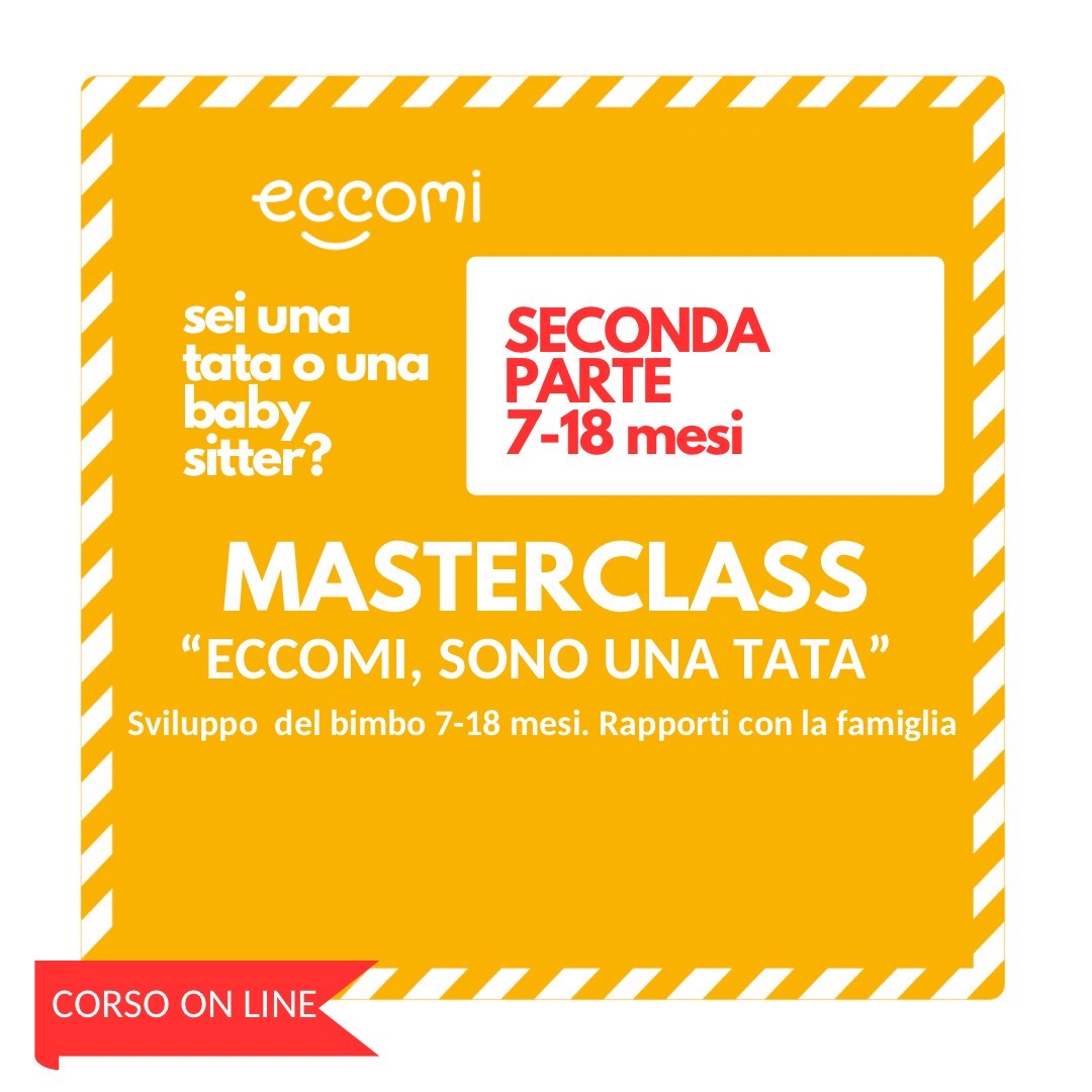 Corso on line per Tate / bimbi 7-18 mesi